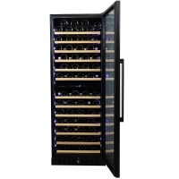 Винный шкаф Dunavox DX-108.330DB компрессорный двухзонный